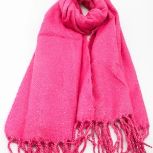 Halstørklæde palietter Pink