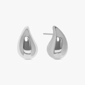 Sascha Small Drop Earrings - Stainless Steel